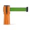 Montour Line Retractable Belt Barrier Cone Mount Orange Case 9ft. Green Belt CP100-OR-GN-90 - alternate 1